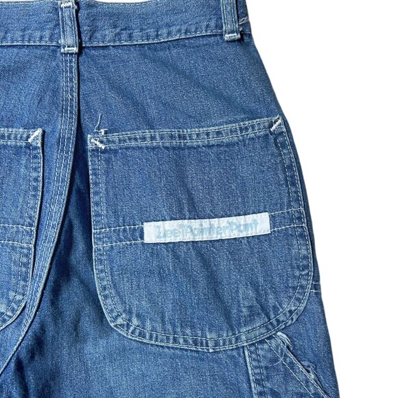 70s vintage Lee Painter Pant Jeans Carpenter Utility Long inseam Talon Zipper. - Picture 6 of 9